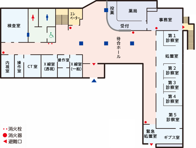 フロア見取図 1F