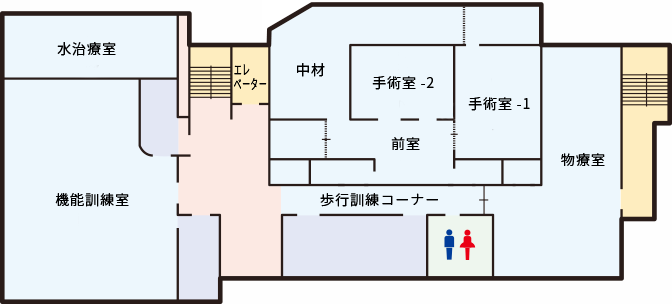 フロア見取図 2F